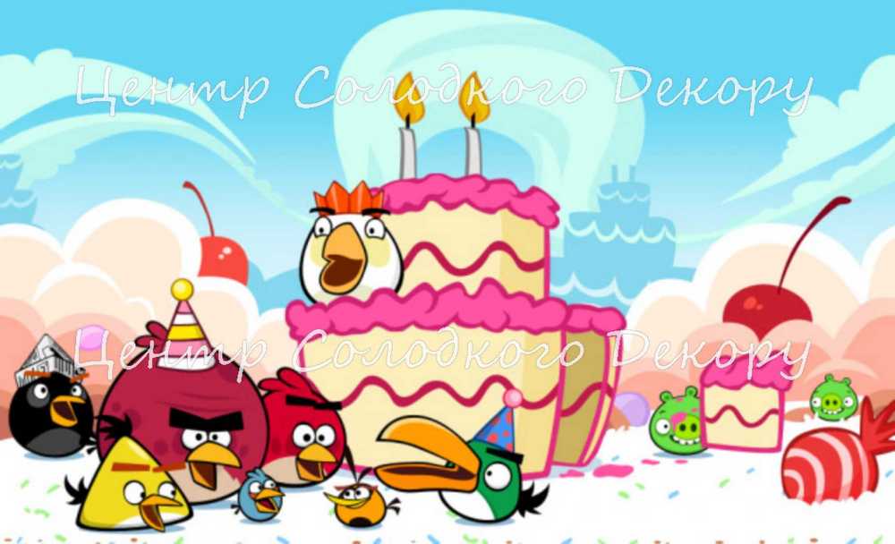 картинка Angry Birds A4 от магазина Центр Солодкого Декору