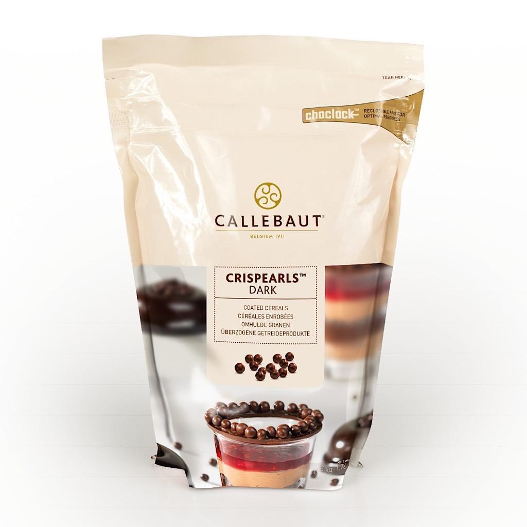 картинка  Декор із чорного шоколаду Crispearls™ Dark, Callebaut от магазина Центр Солодкого Декору